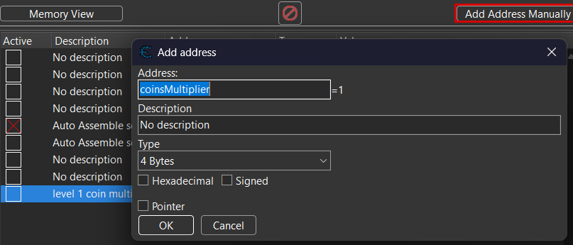 adding the coin multiplier address in the UI